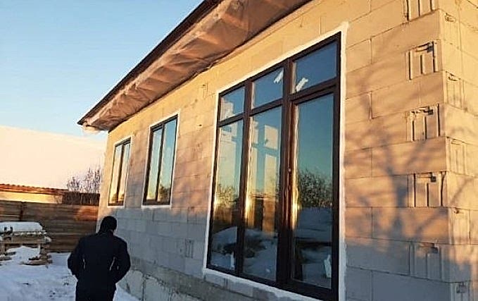 Окна Veka 70 для одноэтажного жилого дома 0