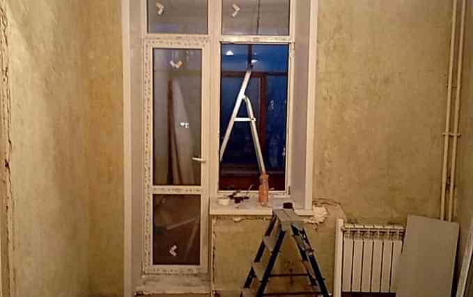 Остекление квартиры в "сталинском доме" 1