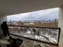 Сложный демонтаж парапета